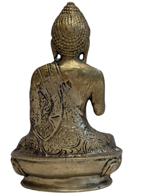 Antike Buddha-Statue aus Bronze