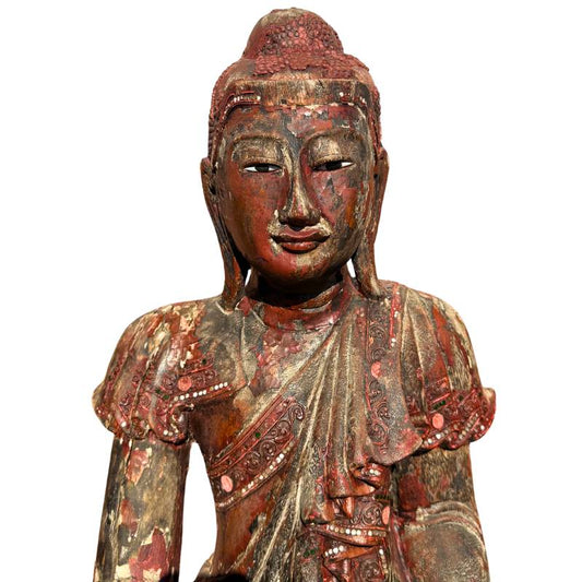 Antike Buddha-Statue aus Holz aus Myanmar


Antiker Buddha-Statue aus Holz aus Myanmar