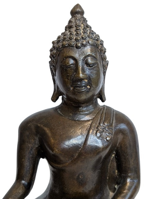 Antike buddhistische Buddha-Statue aus Bronze