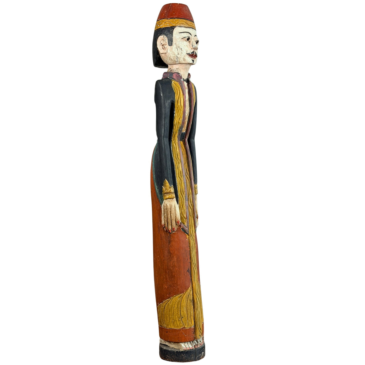 Antikes Loro-Blonyo-Paar aus Zentraljava, ca. 1930 – Ansicht 5