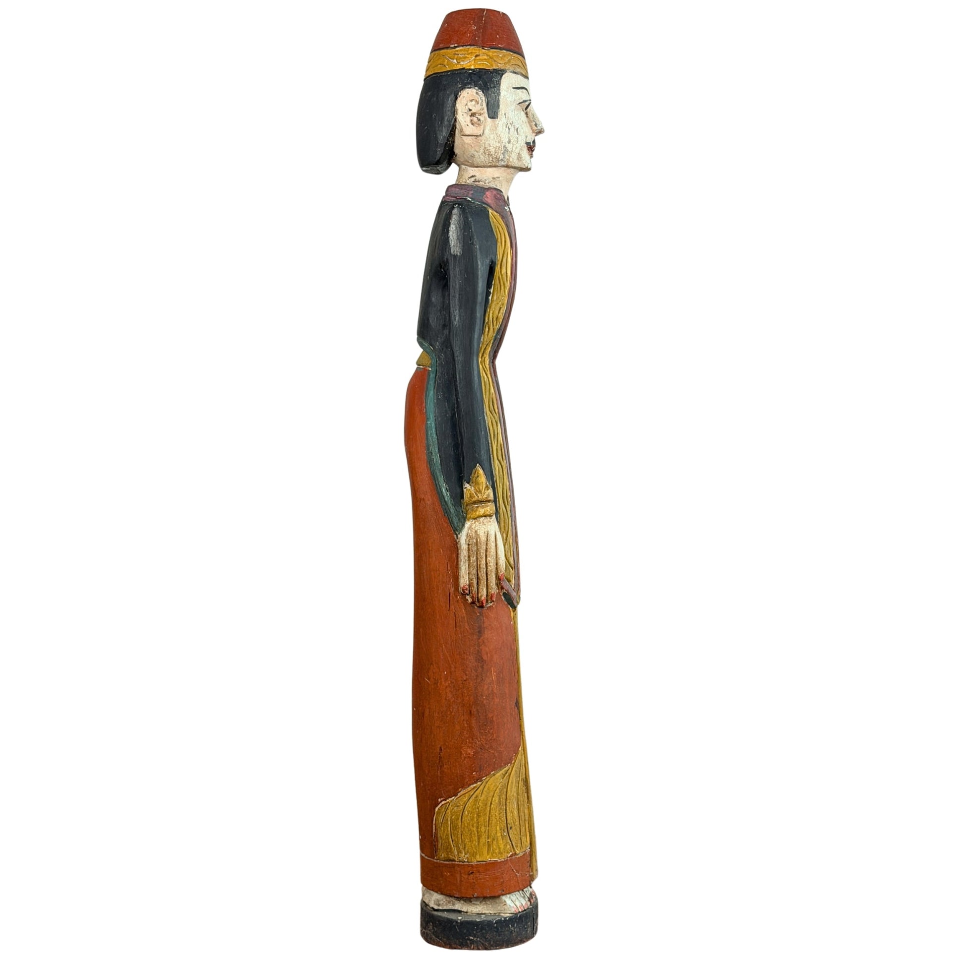 Antikes Loro-Blonyo-Paar aus Zentraljava, ca. 1930 – Ansicht 9