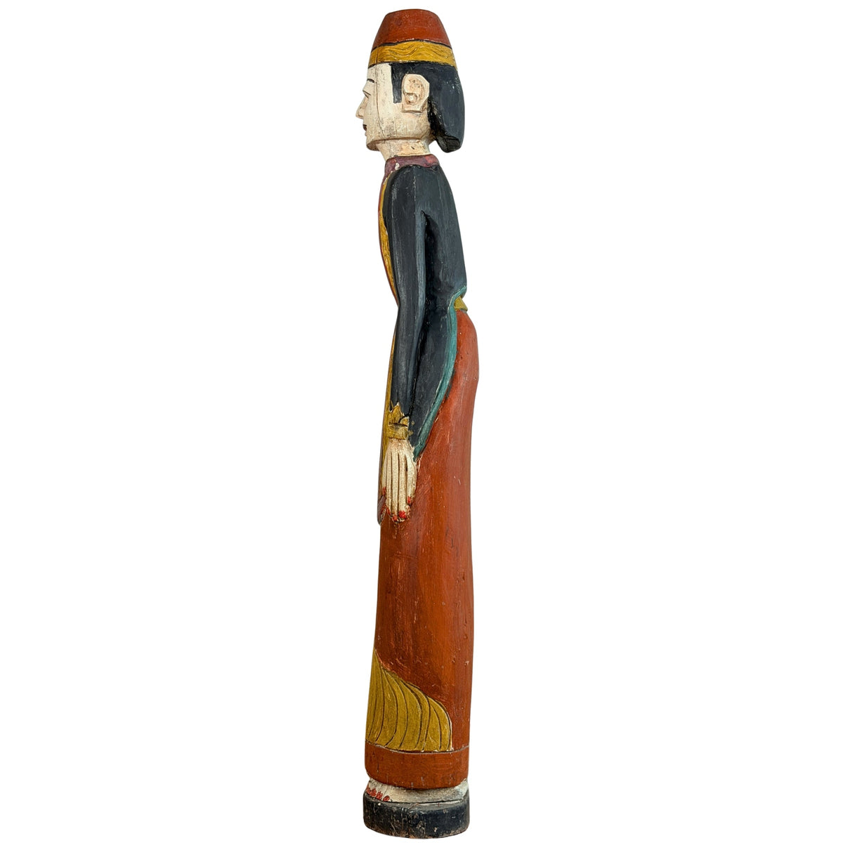 Antikes Loro-Blonyo-Paar aus Zentraljava, ca. 1930 – Ansicht 14