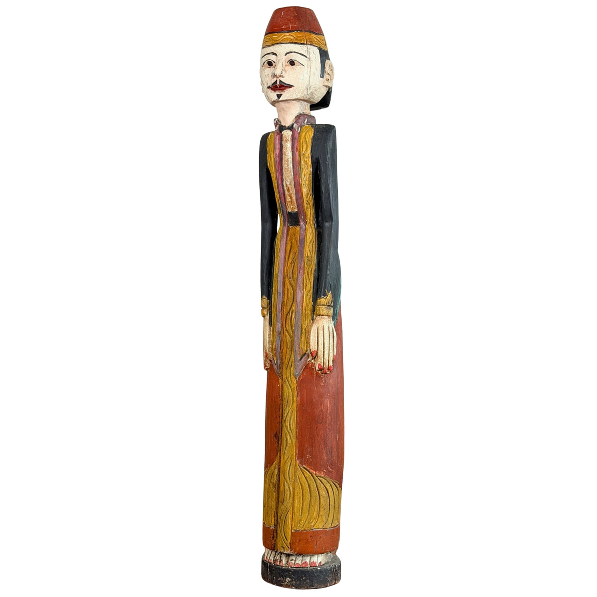 Antikes Loro-Blonyo-Paar aus Zentraljava, ca. 1930 – Ansicht 17