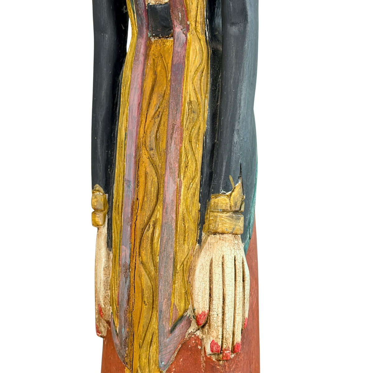Antikes Loro-Blonyo-Paar aus Zentraljava, ca. 1930 – Ansicht 19