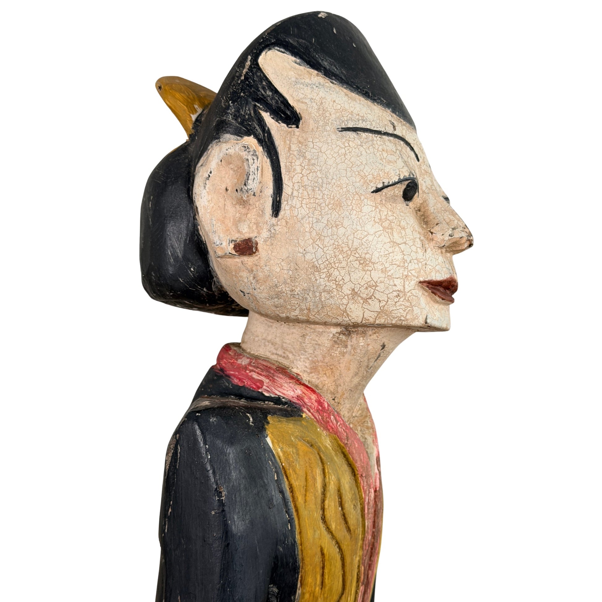 Antikes Loro-Blonyo-Paar aus Zentraljava, ca. 1930 – Ansicht 24