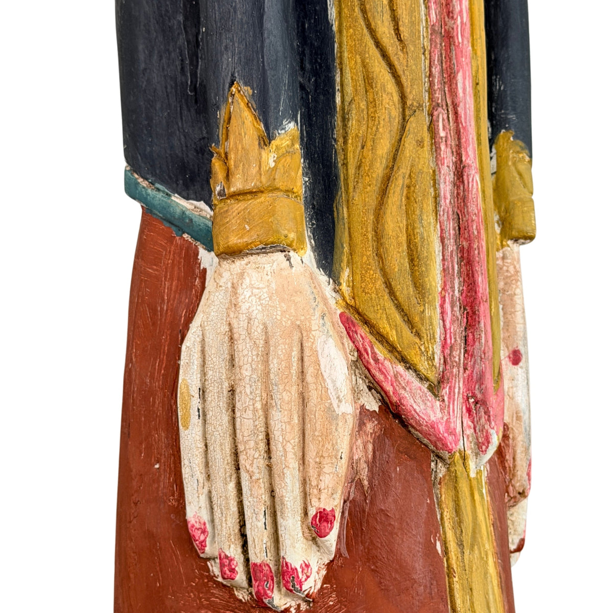 Antikes Loro-Blonyo-Paar aus Zentraljava, ca. 1930 – Ansicht 25
