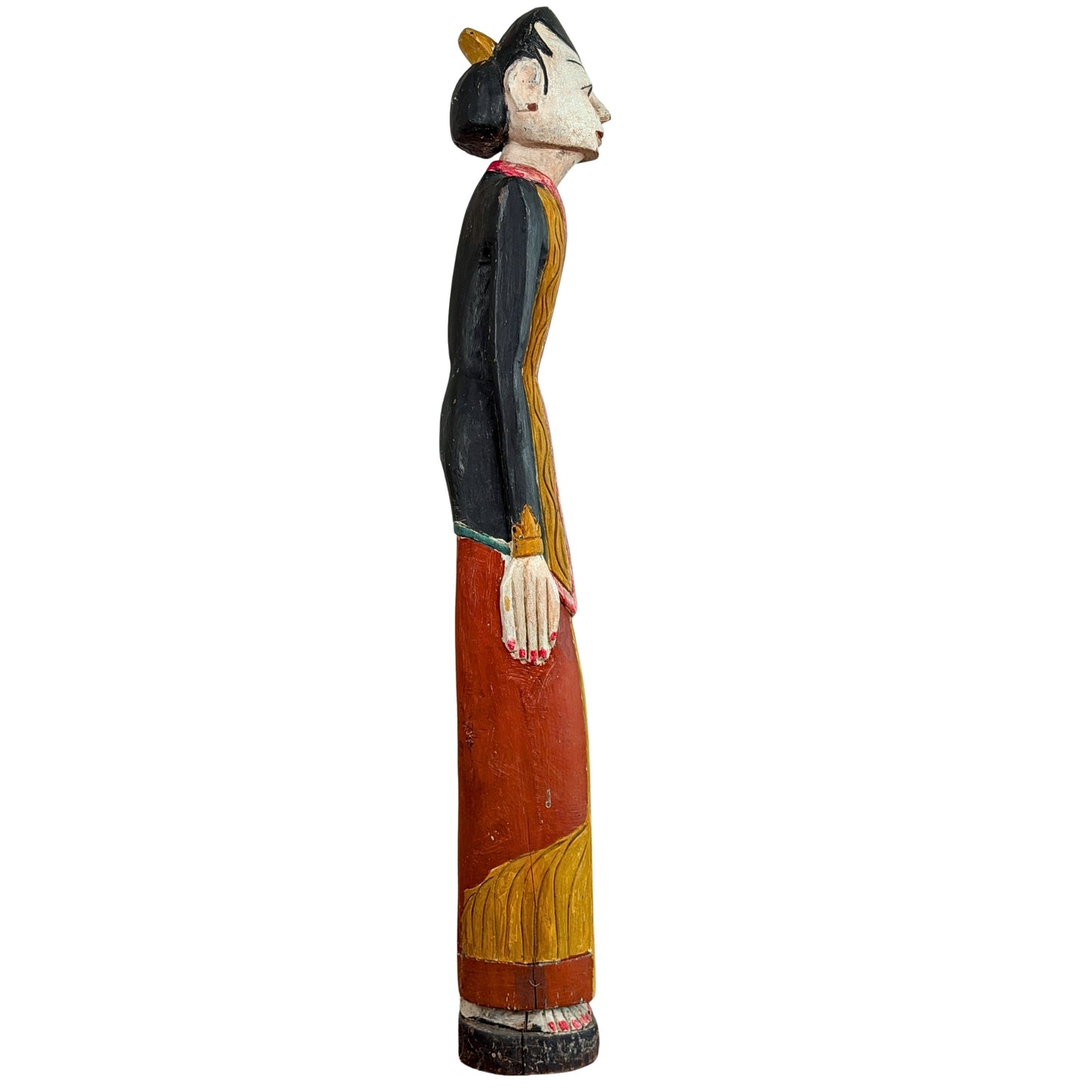 Antikes Loro-Blonyo-Paar aus Zentraljava, ca. 1930 – Ansicht 26