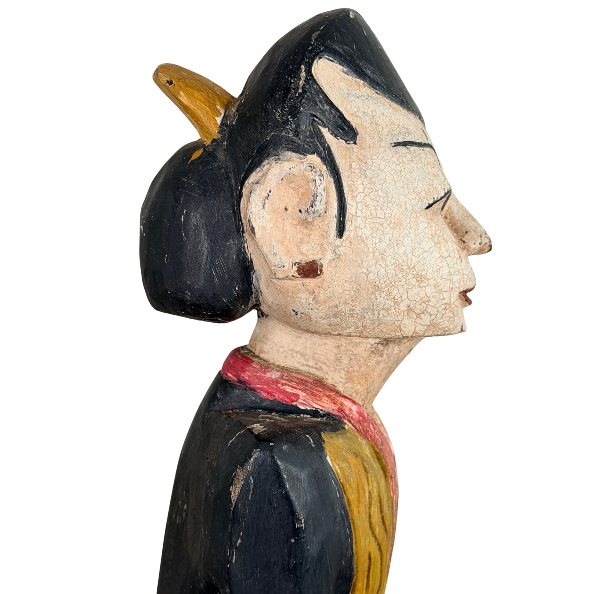Antikes Loro-Blonyo-Paar aus Zentraljava, ca. 1930 – Ansicht 27