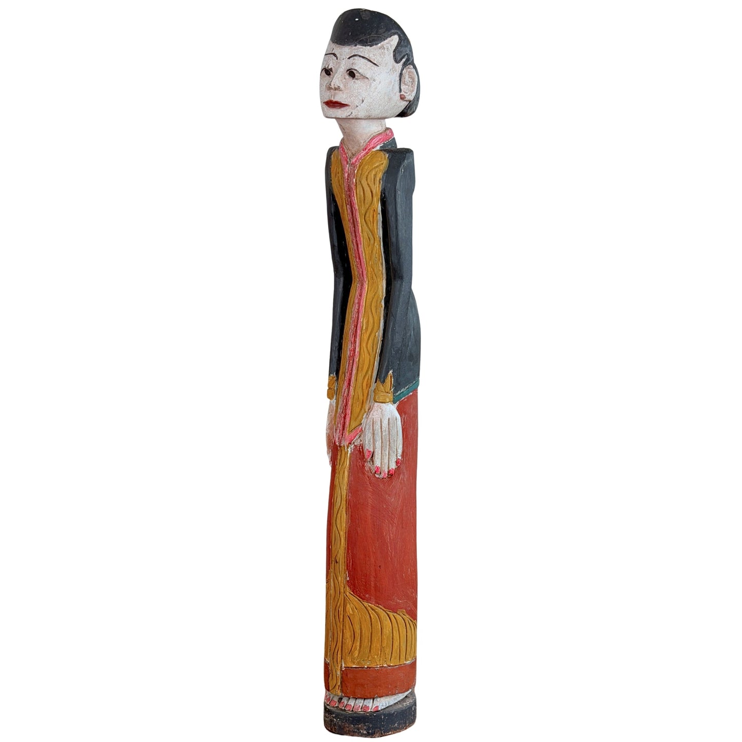 Antikes Loro-Blonyo-Paar aus Zentraljava, ca. 1930 – Ansicht 33