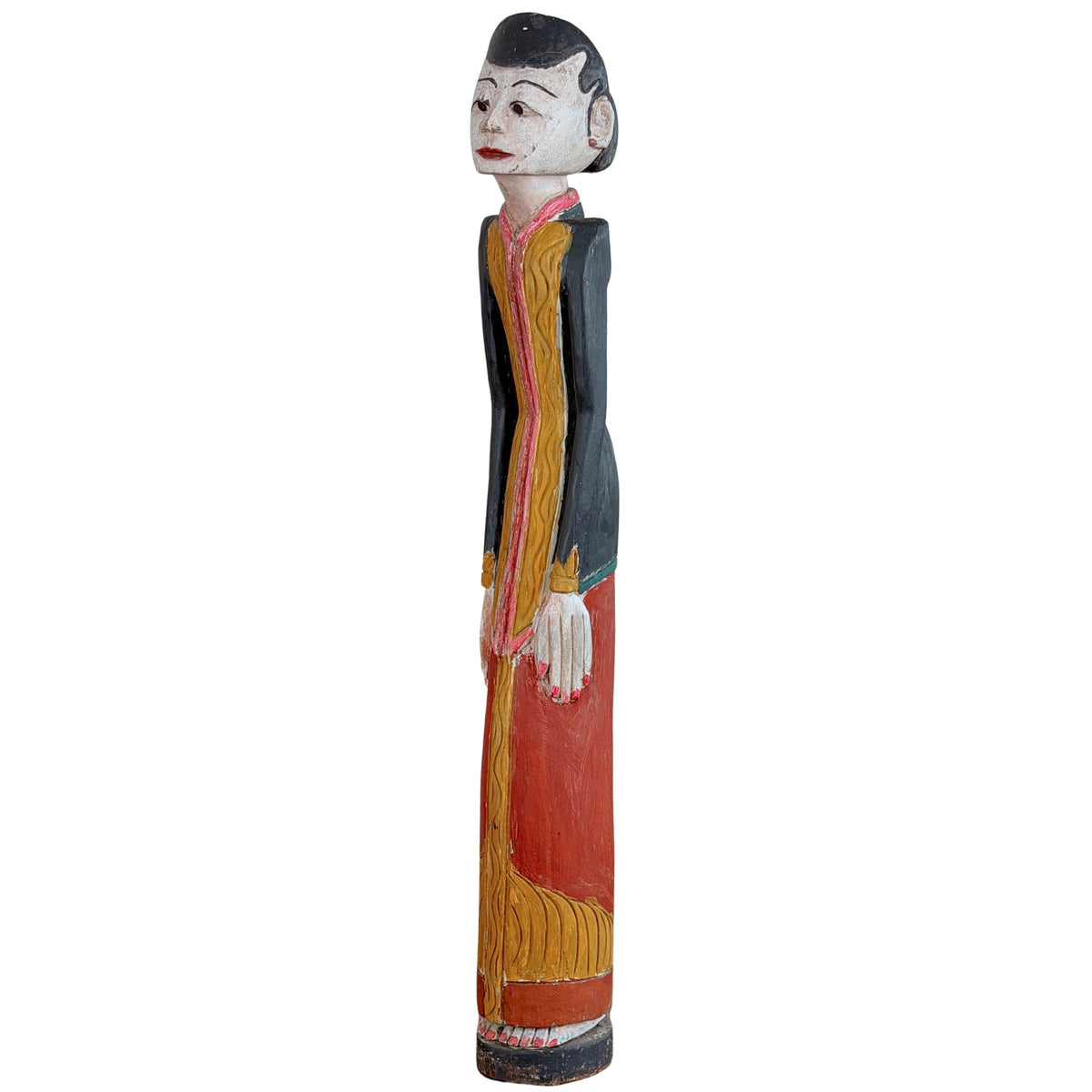 Antikes Loro-Blonyo-Paar aus Zentraljava, ca. 1930 – Ansicht 33