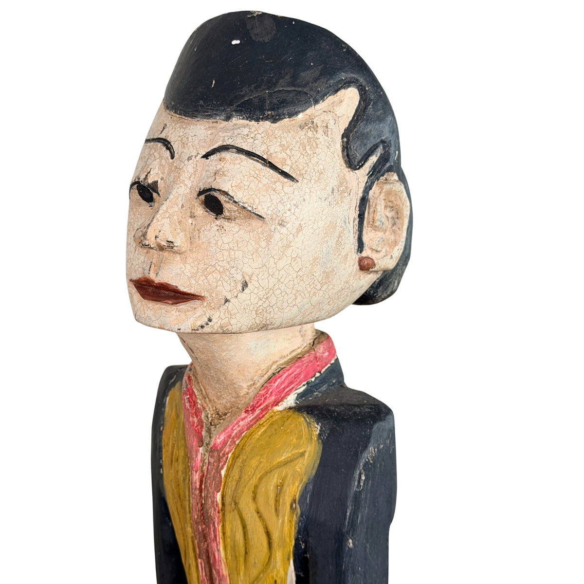 Antikes Loro-Blonyo-Paar aus Zentraljava, ca. 1930 – Ansicht 34