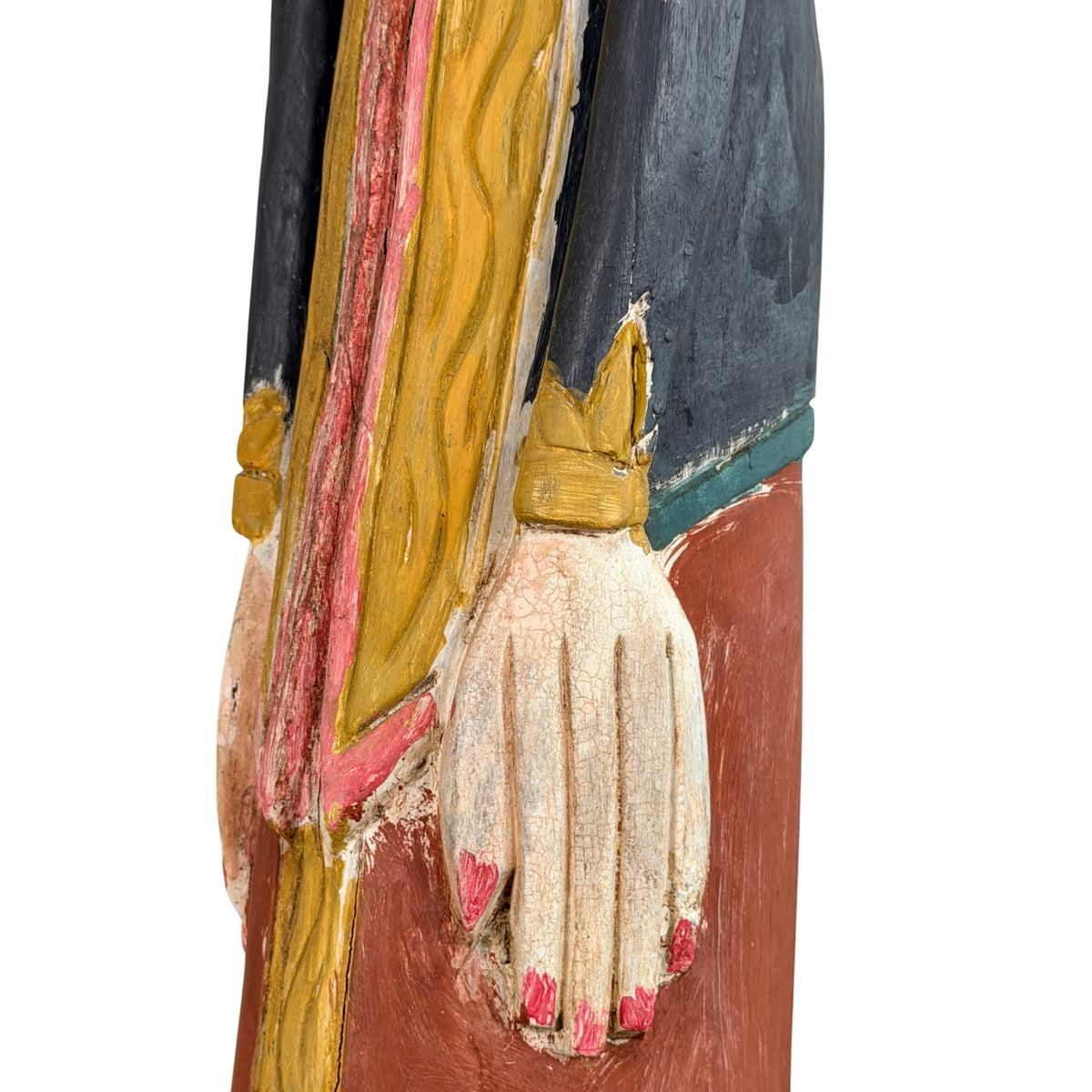 Antikes Loro-Blonyo-Paar aus Zentraljava, ca. 1930 – Ansicht 35