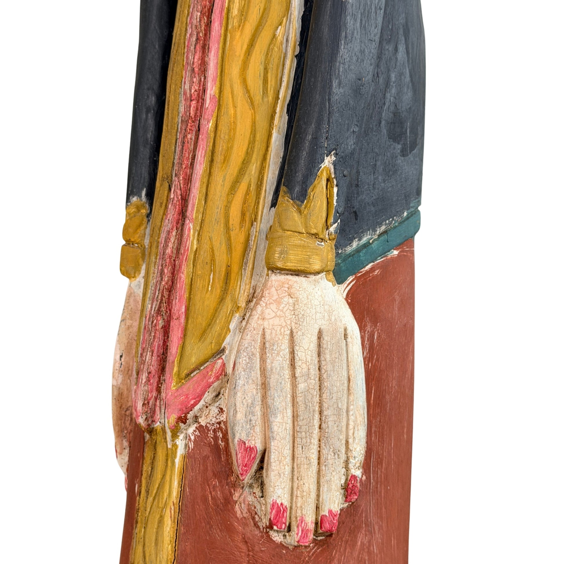 Antikes Loro-Blonyo-Paar aus Zentraljava, ca. 1930 – Ansicht 35