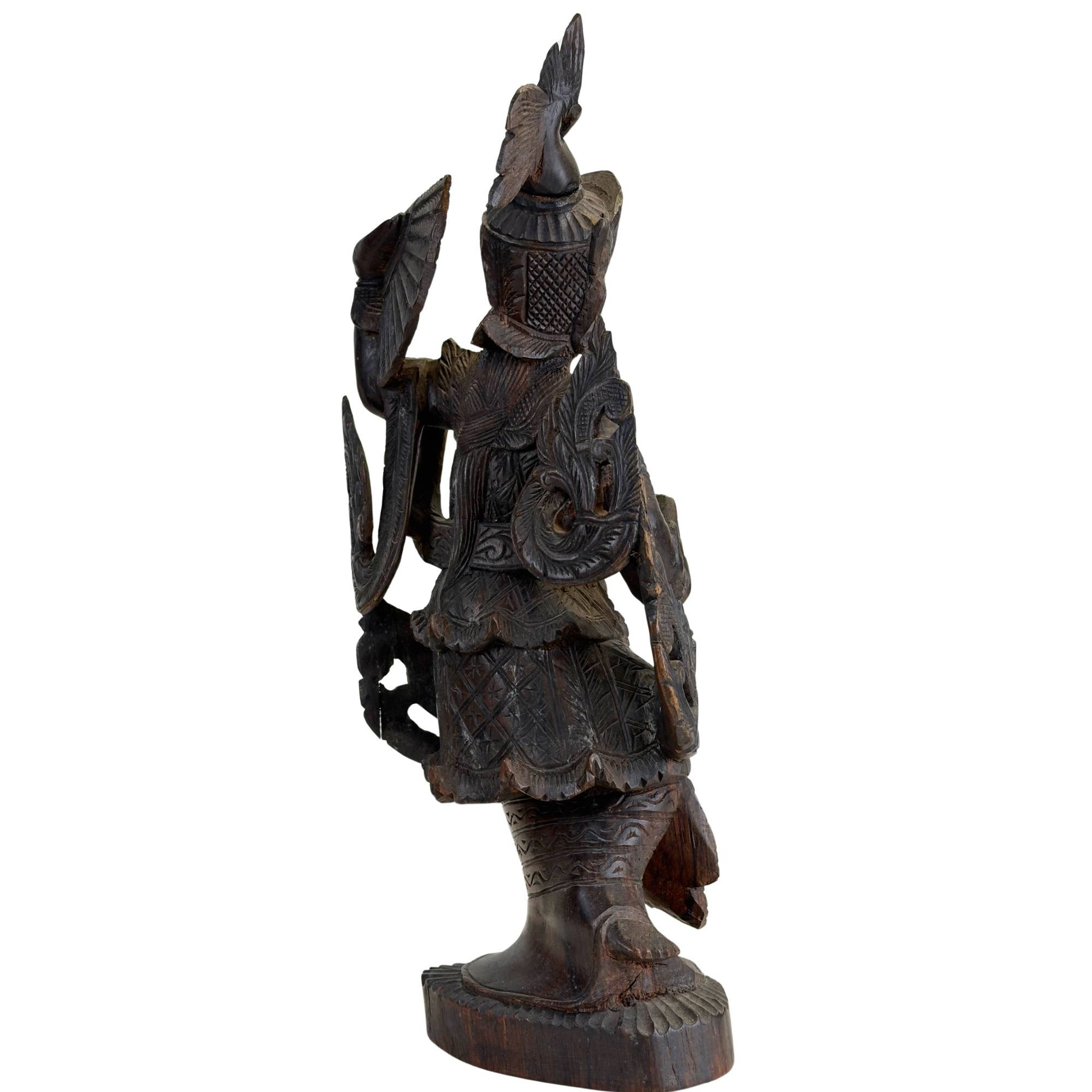 Antike mythologische Kinnari-Statue aus Myanmar