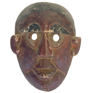 Antike bemalte nepalesische Schamanenmaske – ca. 1900–1930