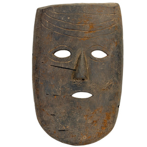 Antike nepalesische Holz-Schamanenmaske – Middle Hills – ca. 1900–1930