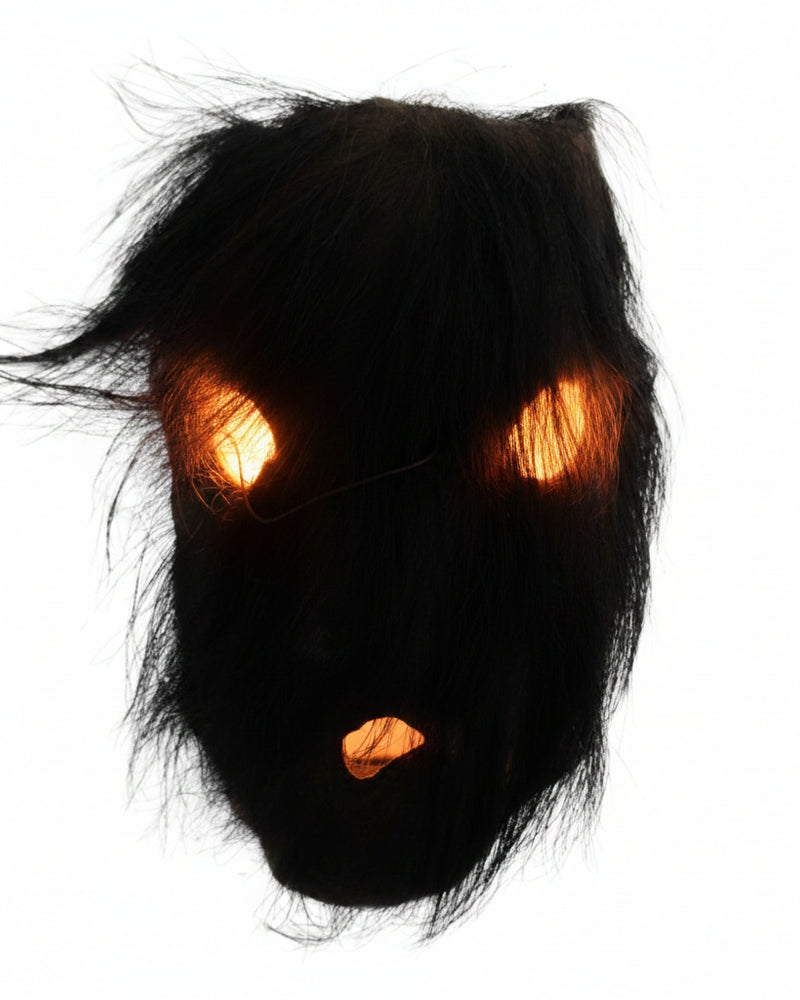 Antike nepalesische schamanistische Yak-Leder-Ritualmaske – Gurung / Magar Stamm