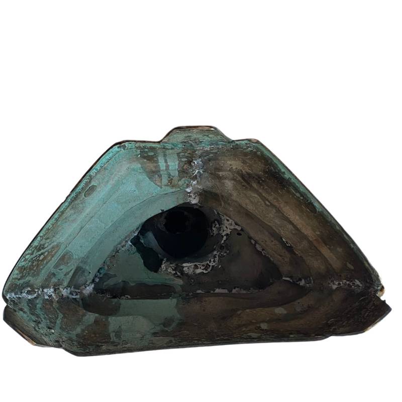 Große antike Buddha-Statue aus Thailand, aus Bronze