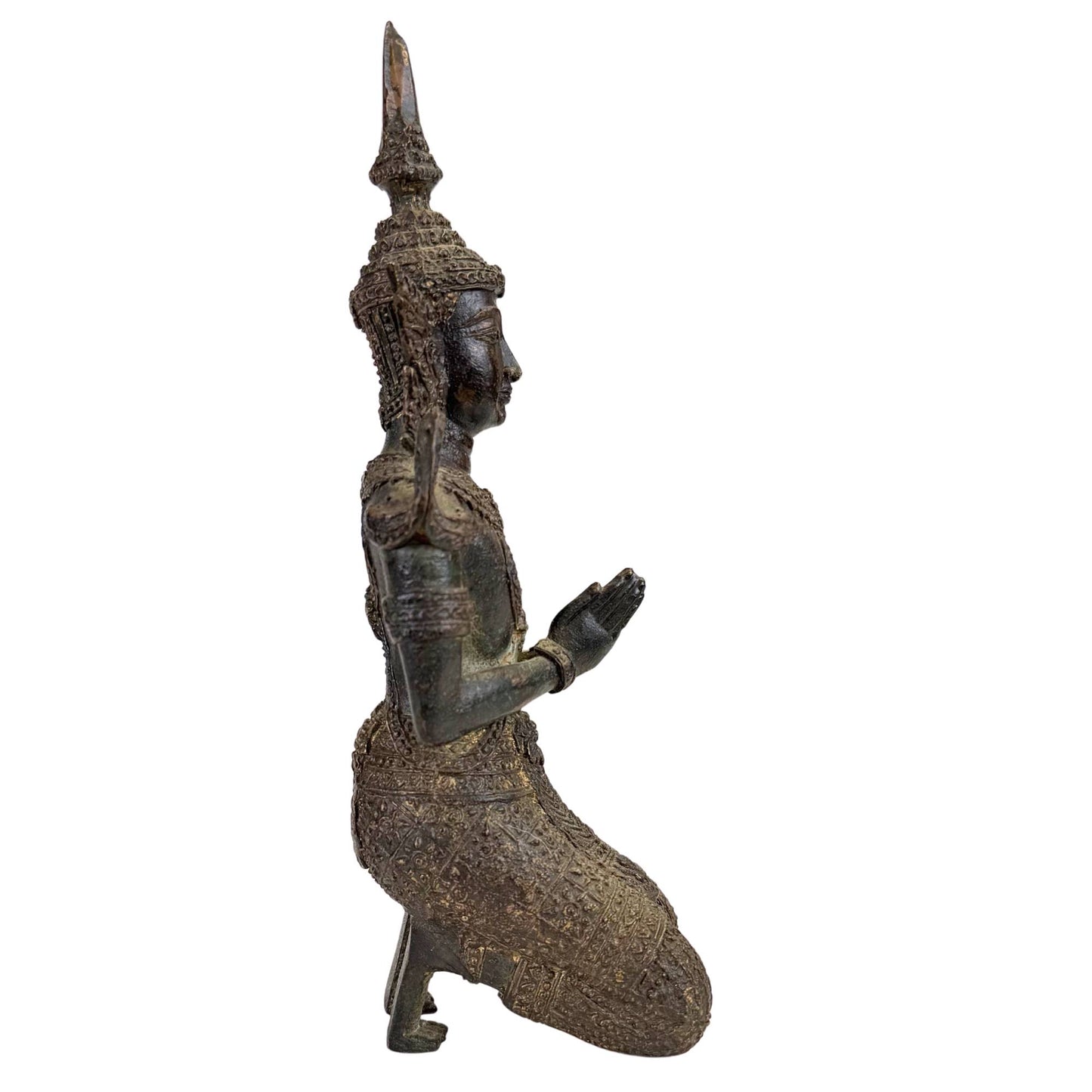 Antike asiatische Kunstskulptur aus Bronzeguss