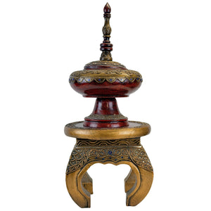 Antiker birmanischer Hsun-ok Opferbehälter – Myanmar ca. 1890–1920
