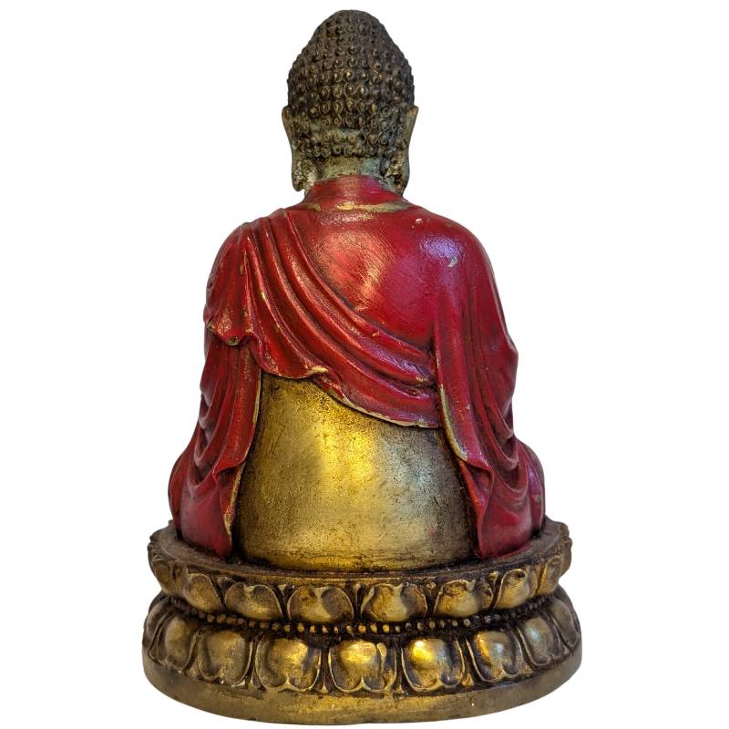 Antiker asiatischer Bronze-Buddha in Abhaya Mudra