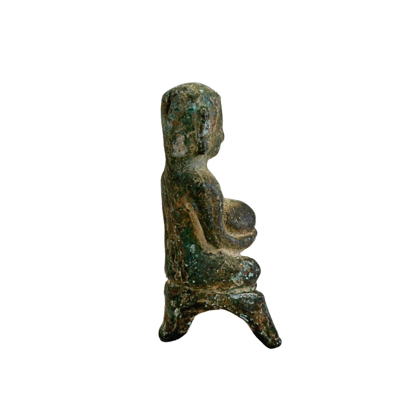 Antike Buddha-Miniatur aus Thailand