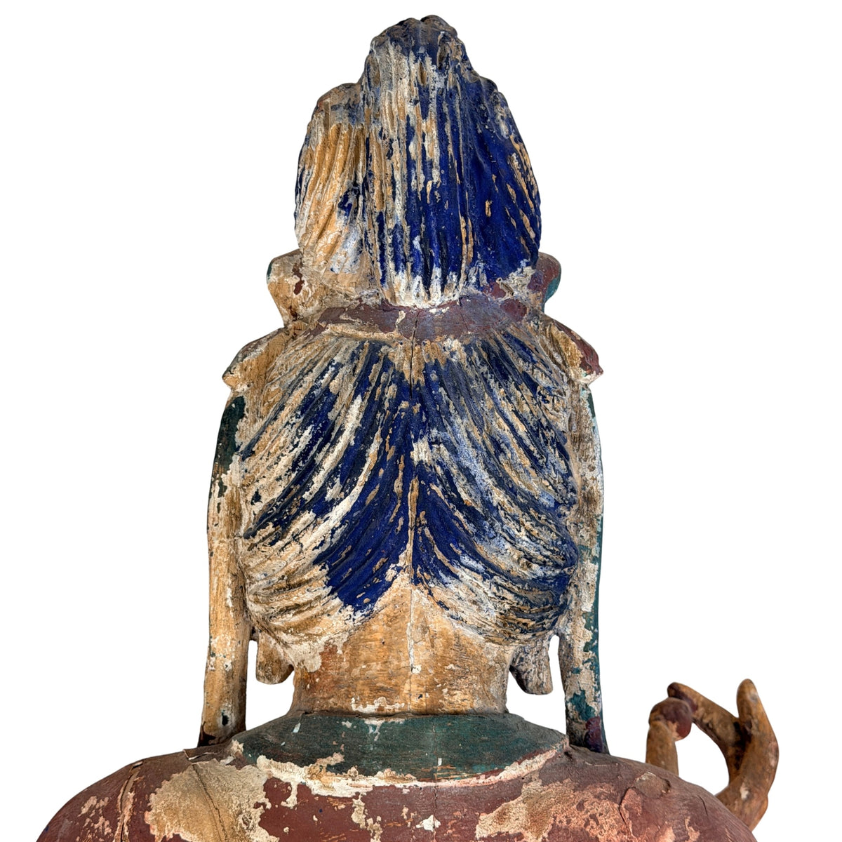 Monumentale antike chinesische Guanyin, Dreiviertelansicht rechts