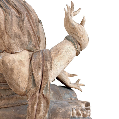 Detail der rechten Seite der antiken chinesischen Guanyin