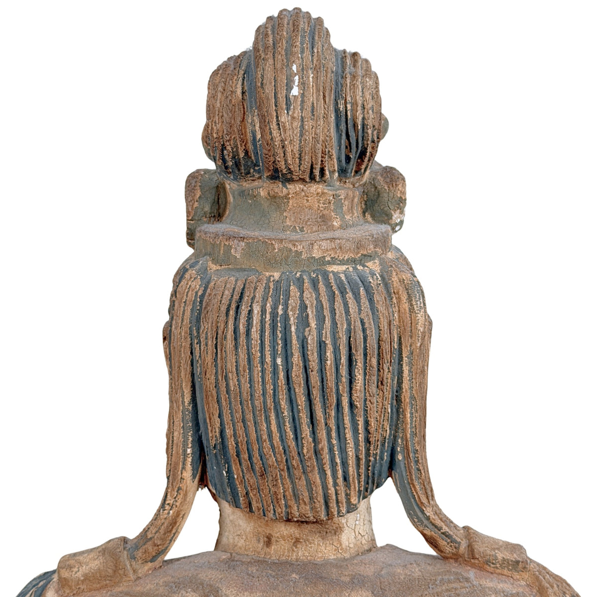 Antike chinesische Guanyin, rechte Seitenansicht