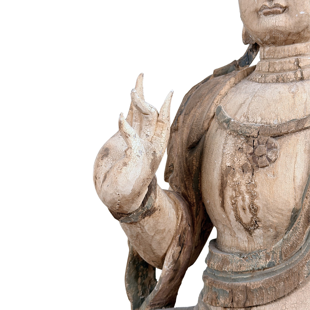 Detail der offenen Unterseite und des Hohlraums für mögliche rituelle Inhalte