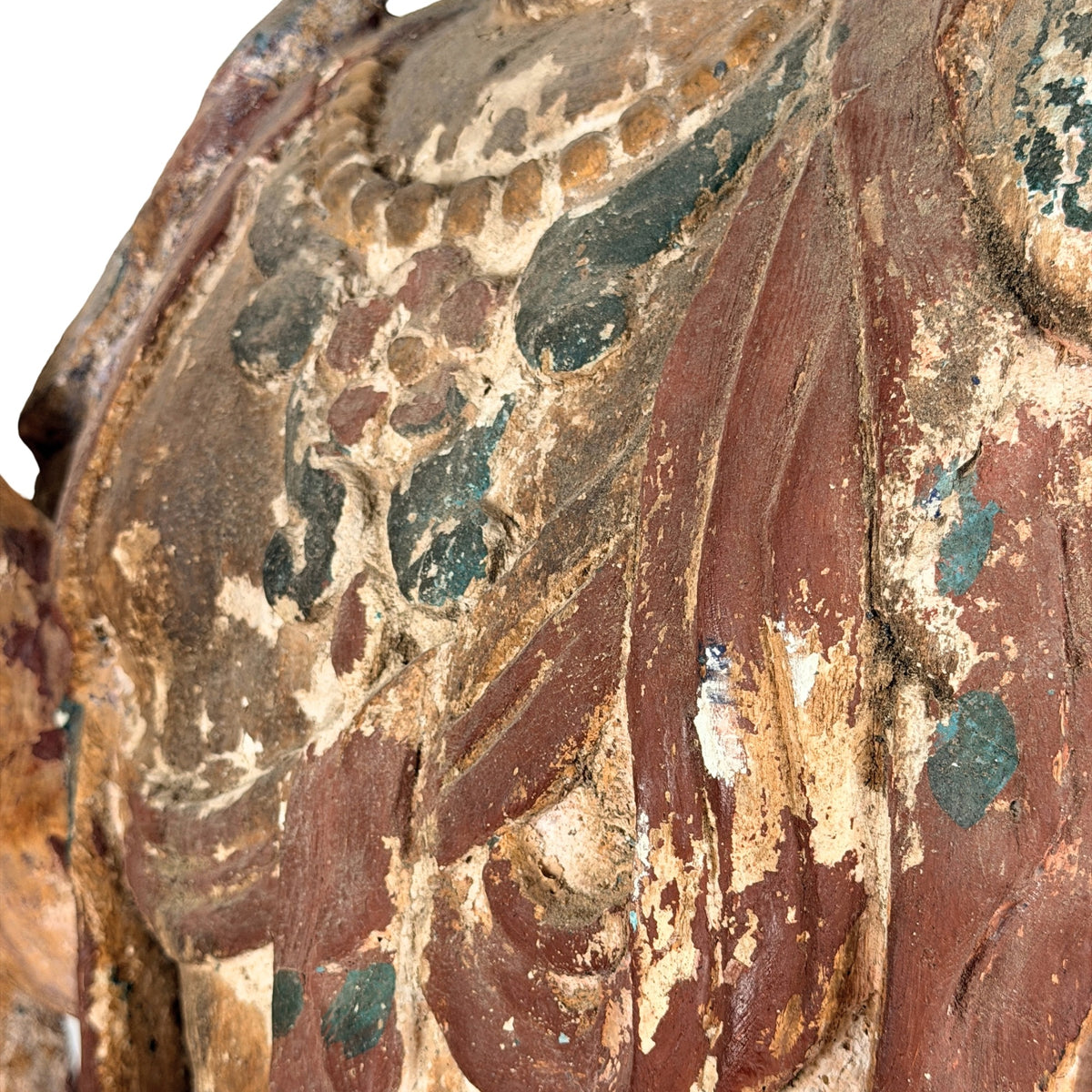 Detail von rechtem Arm und Hand