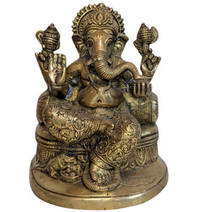 Nepalesischer Ganesha aus alter Kupferlegierung – 19. Jahrhundert – Los 112