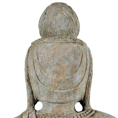 Detail der Rückseite von Kopf und Haartracht