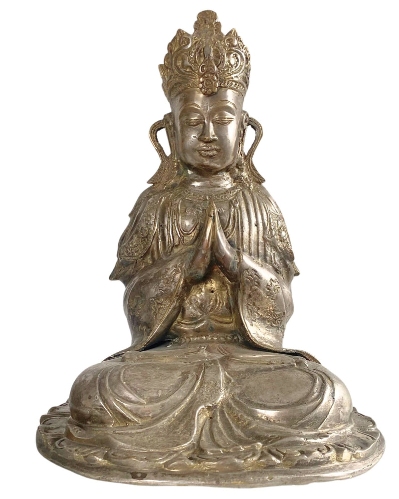 Antike Kwan Yin Ladakh – 18. Jahrhundert Namaskara Mudra
