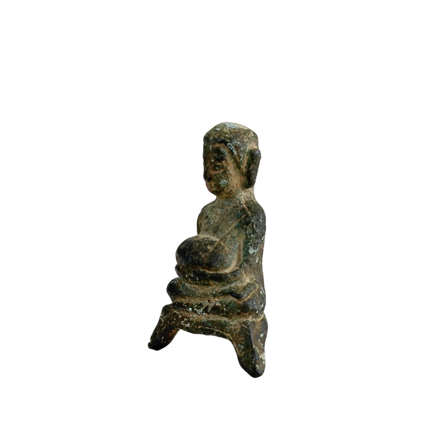 Authentische antike Buddha-Figur mit historischem Aussehen