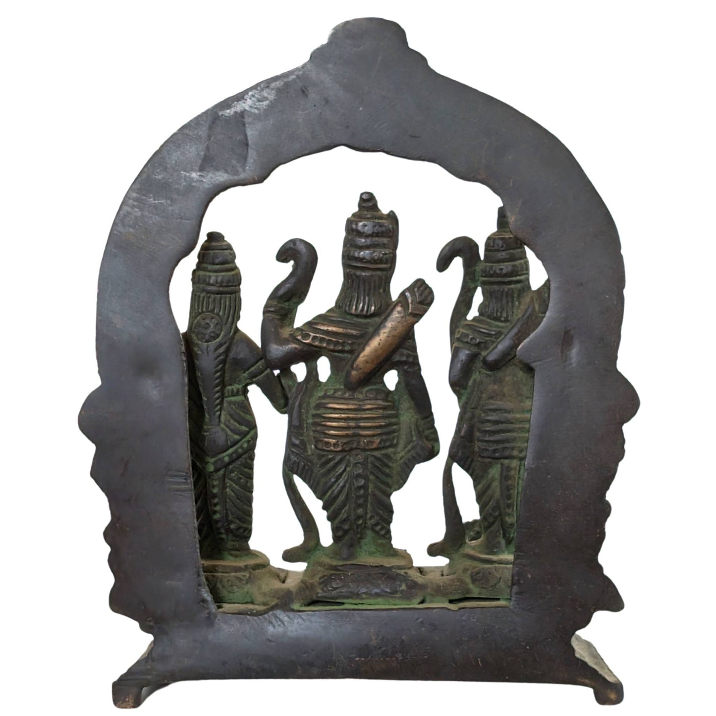 Authentische, handgegossene Bronze aus Indien mit natürlicher Patina