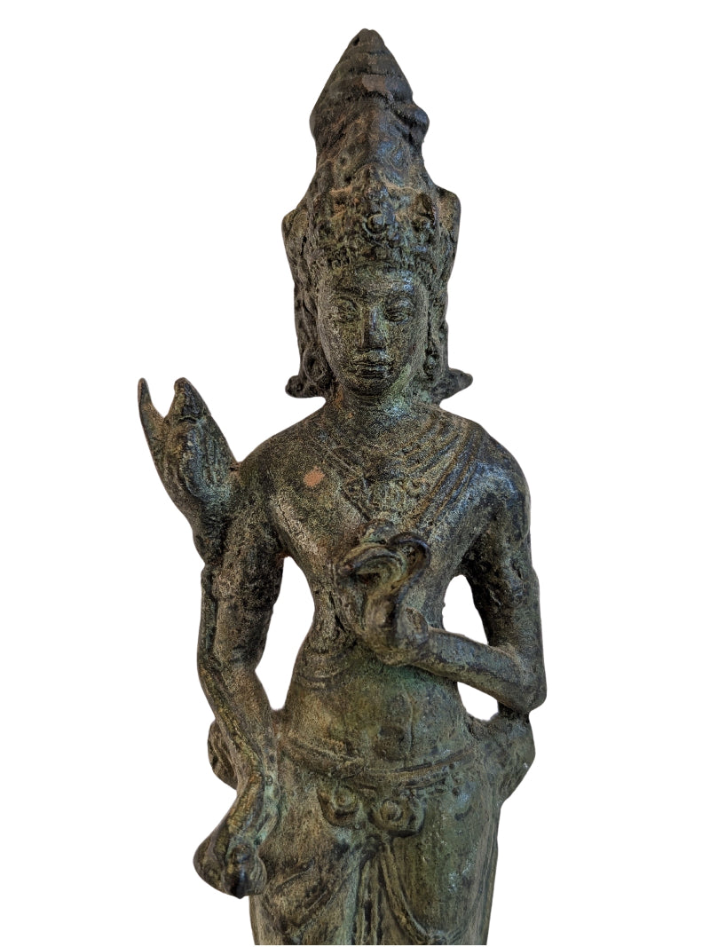 Antike Bronzestatue von Avalokiteshvara