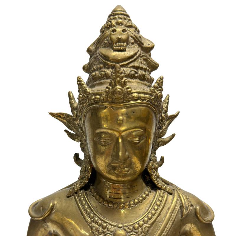 Avalokiteshvara-Bodhisattva auf einem Lotusfuß aus der nepalesischen Frühlingstradition