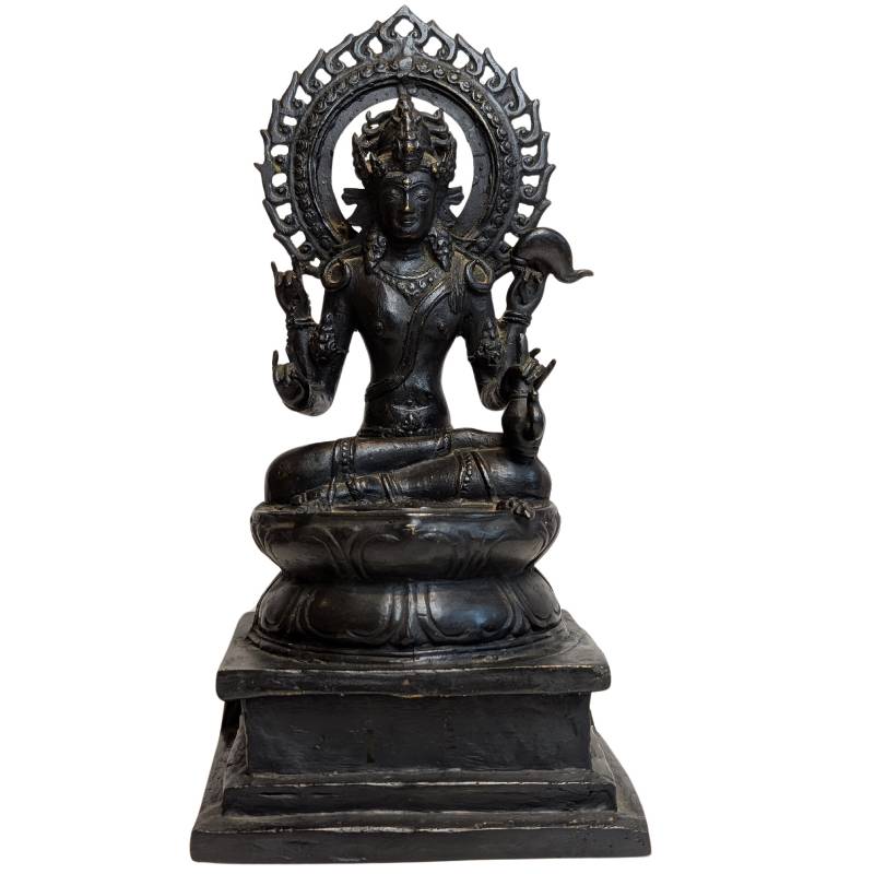 Tibetische Bronzestatue des Avalokiteshvara, Bodhisattva des Mitgefühls