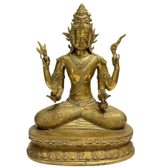 Vierarmiger Avalokiteshvara Vajrayana Bodhisattva im nepalesischen Newar-Stil