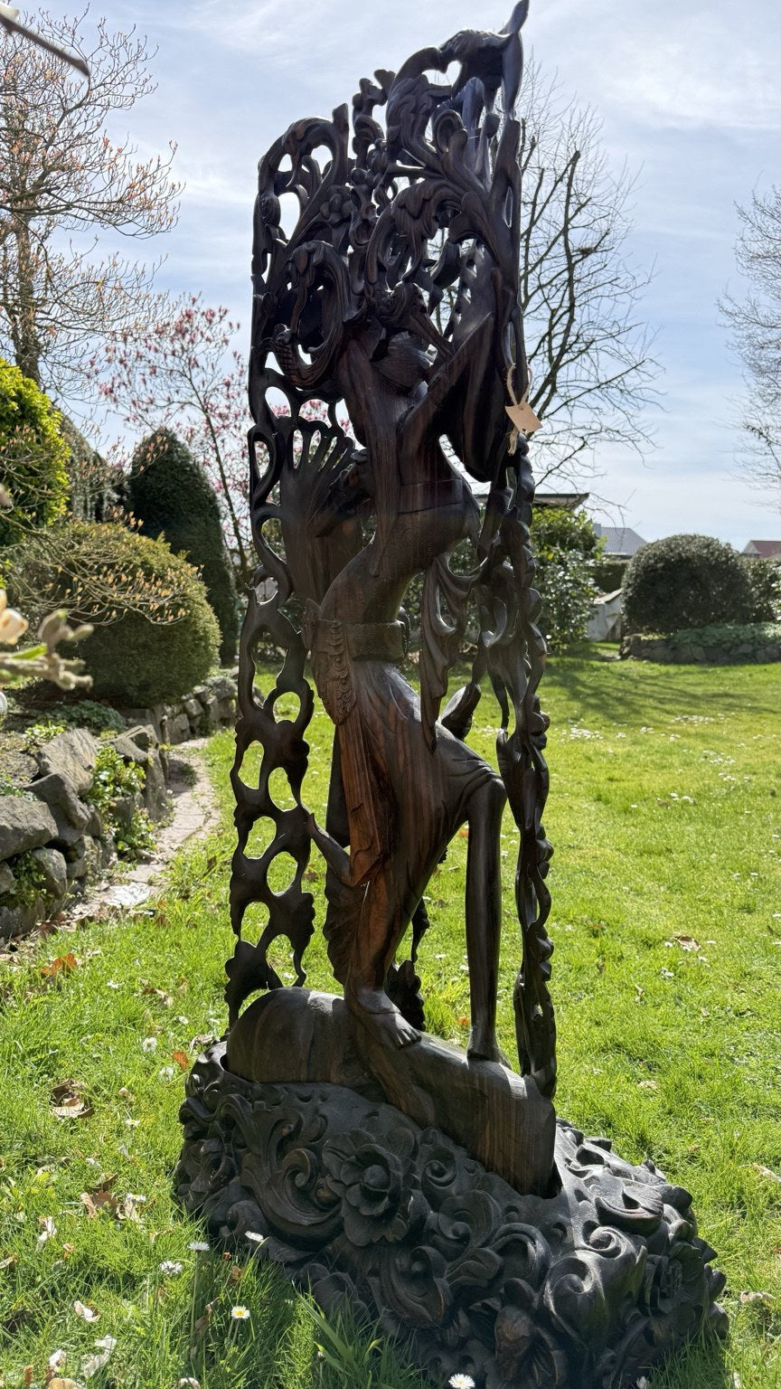 Holzstatue der Coromandel-Halbinsel aus Bali

