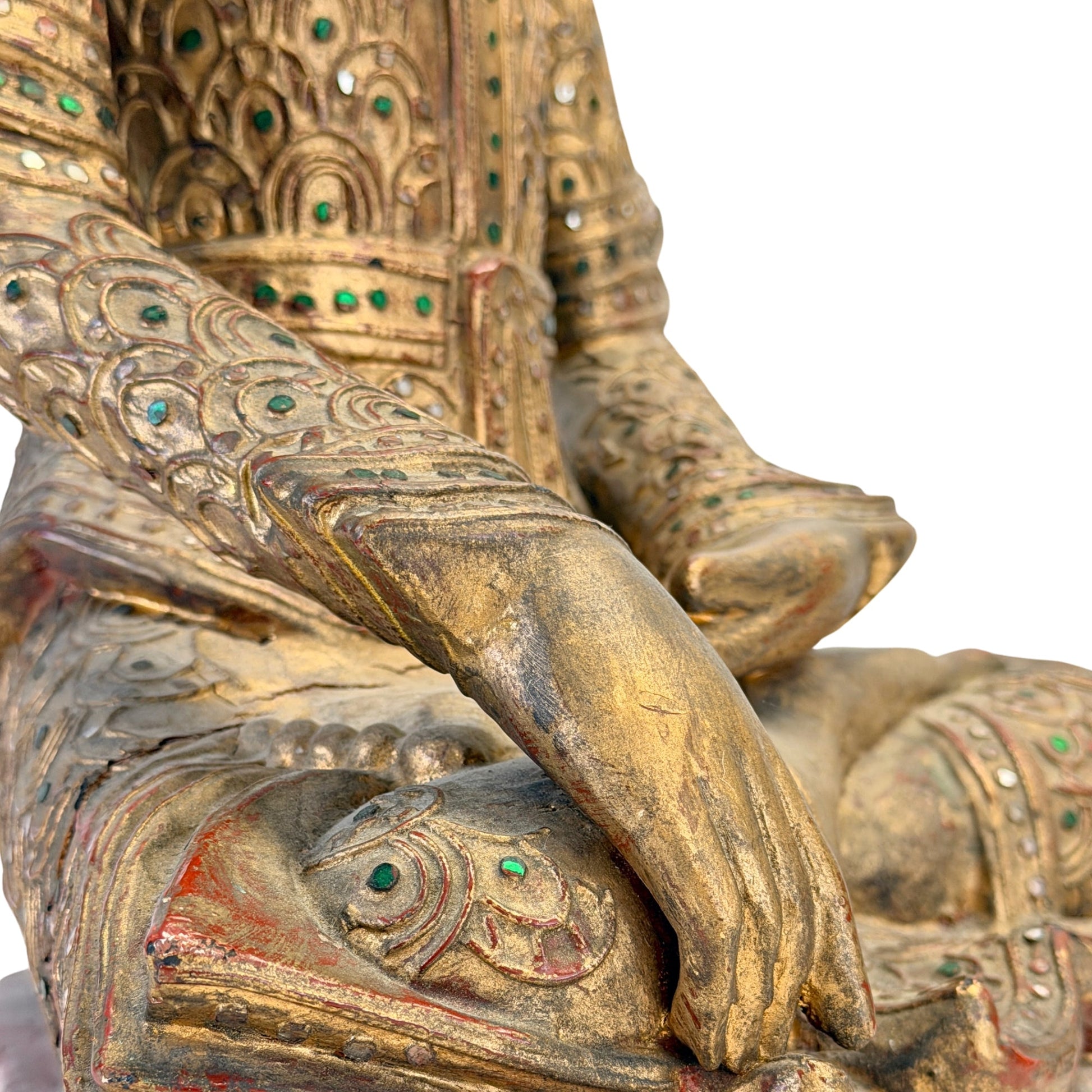 Detail der rechten Hand in Bhumisparsha-Mudra, SKU 738