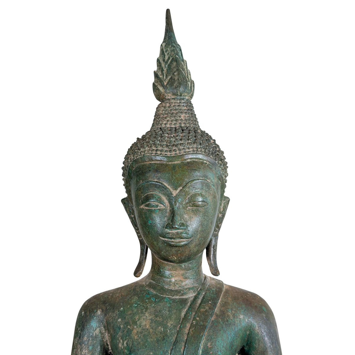 Birmanischer Bronze-Shakyamuni Buddha auf Elefantenthron, 19. Jahrhundert – Lot 755 – Ansicht 02