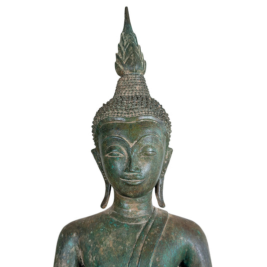 Birmanischer Bronze-Shakyamuni Buddha auf Elefantenthron, 19. Jahrhundert – Lot 755 – Ansicht 02