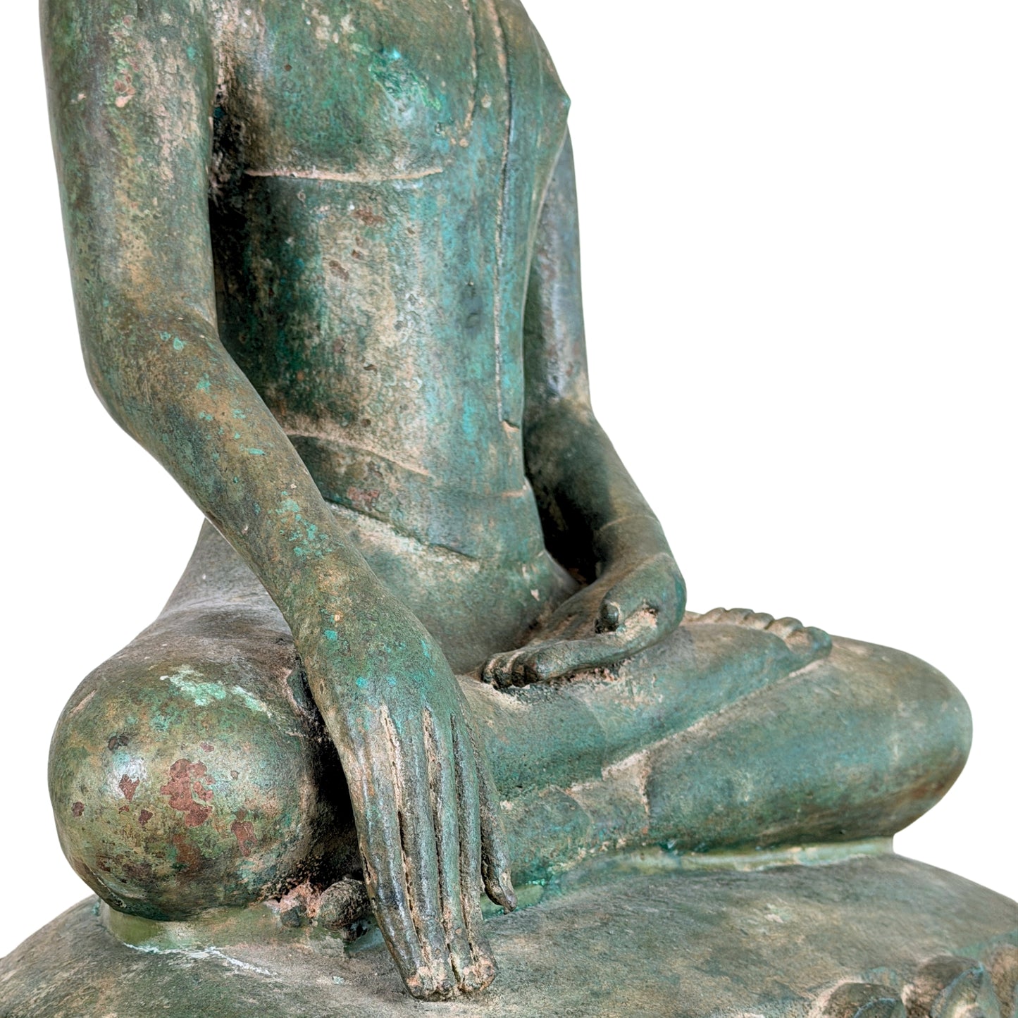 Birmanischer Bronze-Shakyamuni Buddha auf Elefantenthron, 19. Jahrhundert – Lot 755 – Ansicht 07