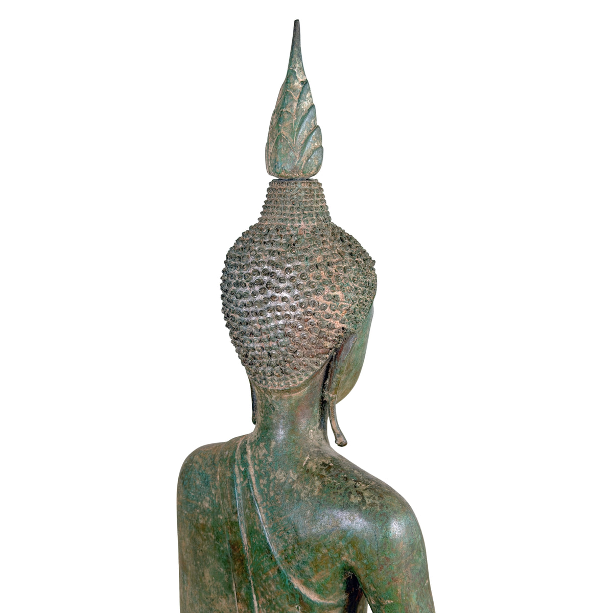 Birmanischer Bronze-Shakyamuni Buddha auf Elefantenthron, 19. Jahrhundert – Lot 755 – Ansicht 15