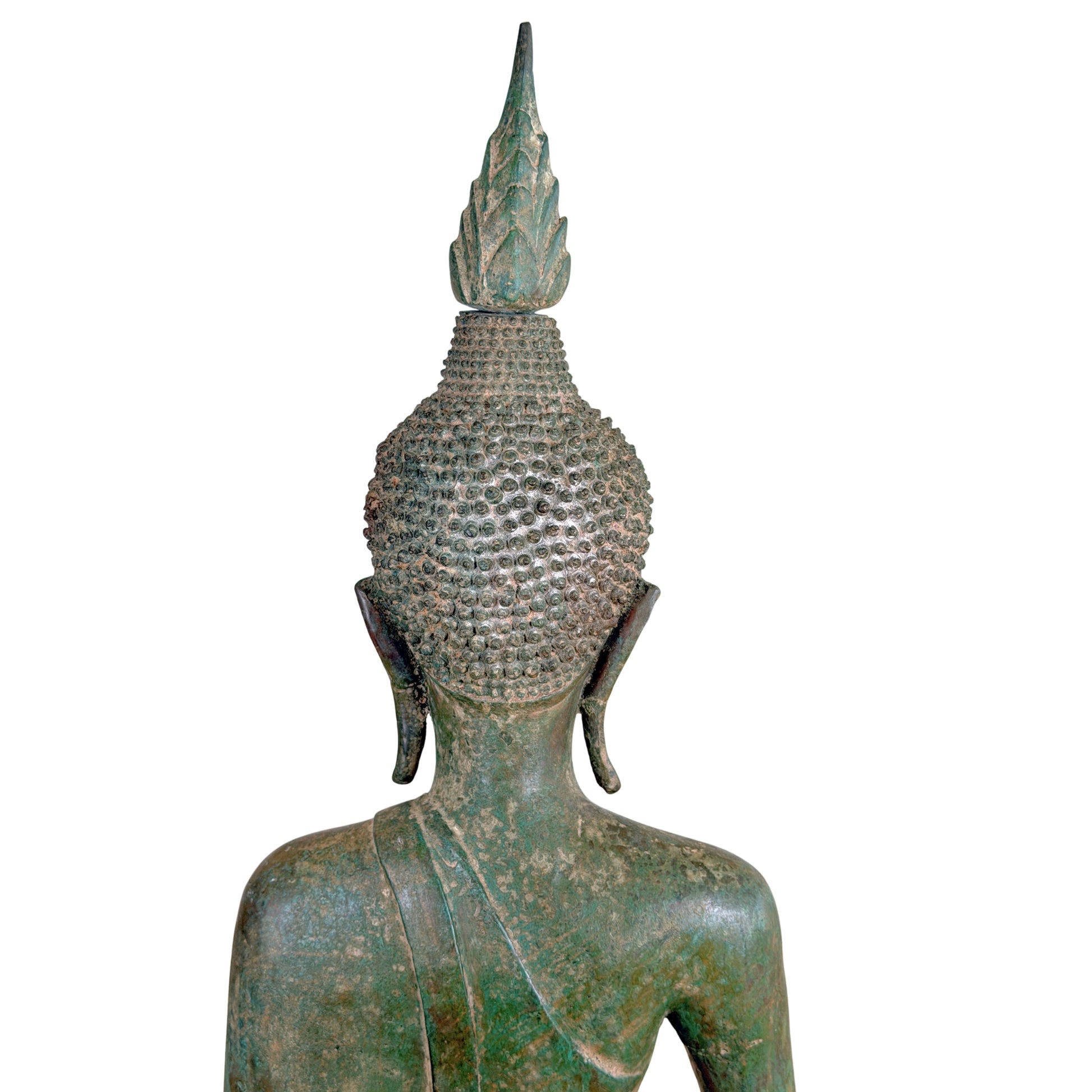 Birmanischer Bronze-Shakyamuni Buddha auf Elefantenthron, 19. Jahrhundert – Lot 755 – Ansicht 18