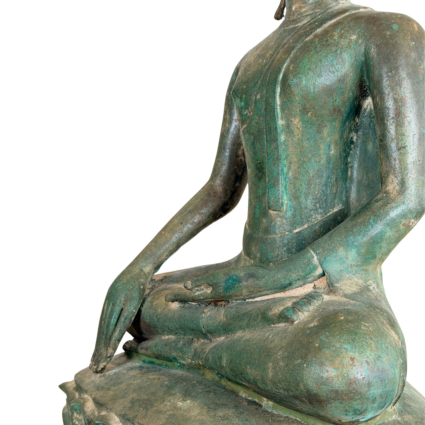 Birmanischer Bronze-Shakyamuni Buddha auf Elefantenthron, 19. Jahrhundert – Lot 755 – Ansicht 30