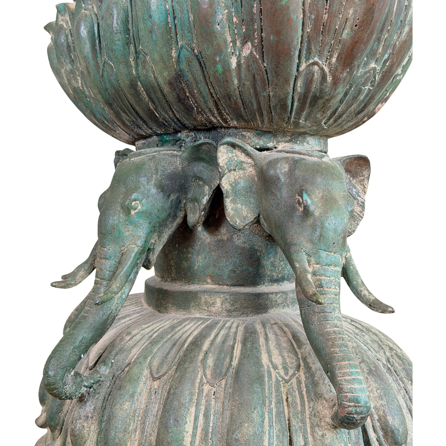 Birmanischer Bronze-Shakyamuni Buddha auf Elefantenthron, 19. Jahrhundert – Lot 755 – Ansicht 31