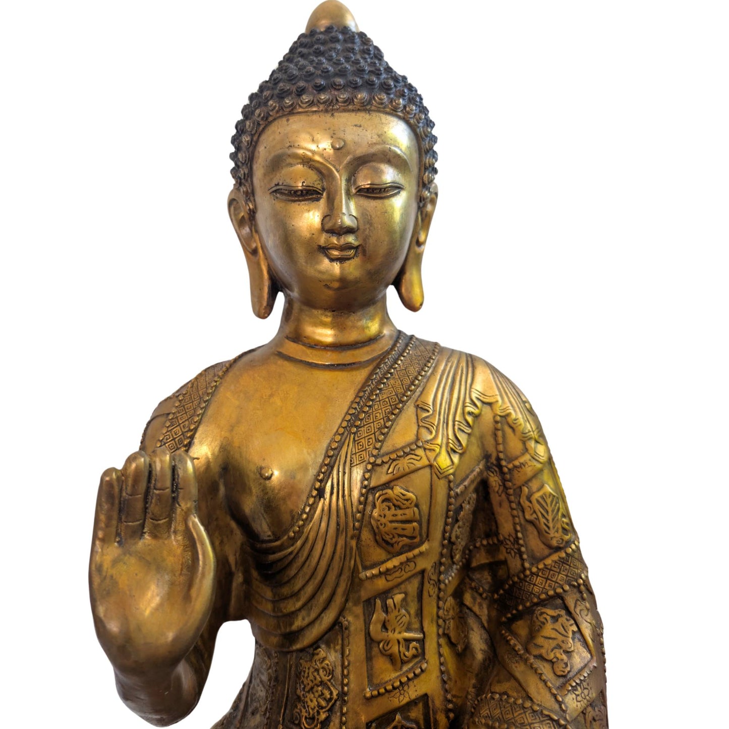 Kaufen Sie online eine 44 cm hohe Buddha-Statue aus Bronze von 1stBuddha.
